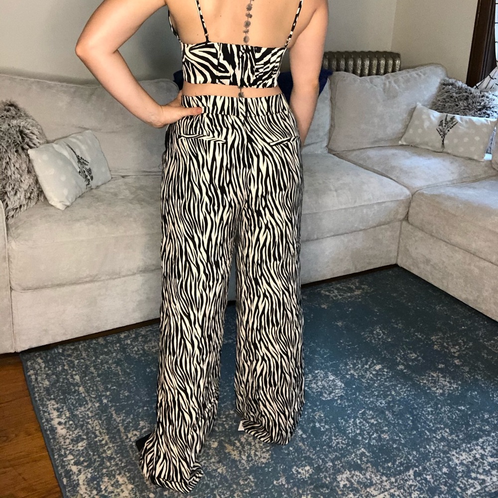 New with tags ZARA high waisted pants - Picture 4 of 9